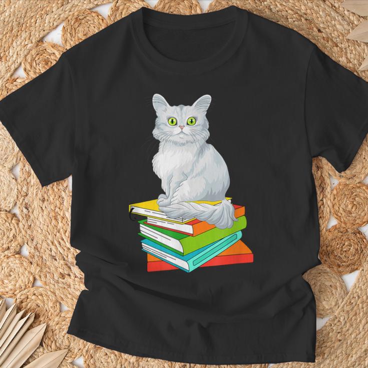 Cats And Books Lover Persian Cat For Men Women Kids T-Shirt Gifts for Old Men Cats And Books Lover Persian Cat For Men Women Kids T-Shirt Gifts for Old Men