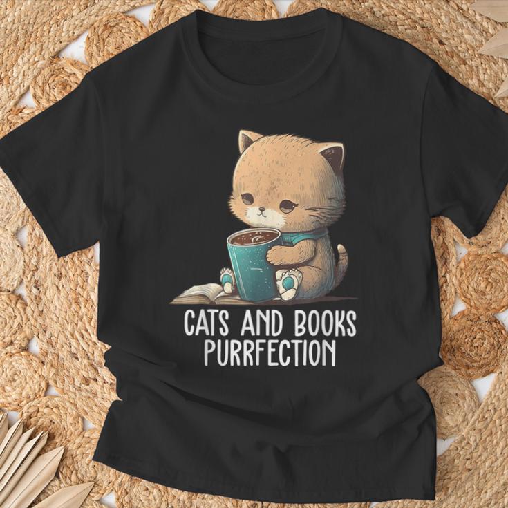 Cats And Books Purrfection Book Lover Book Nerd Librarian T-Shirt Gifts for Old Men Cats And Books Purrfection Book Lover Book Nerd Librarian T-Shirt Gifts for Old Men