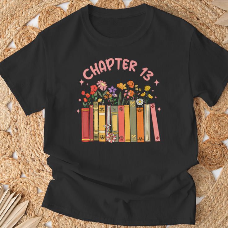 Chapter 13th Birthday Bookworm 13 Years Old For Book Loves T-Shirt Gifts for Old Men