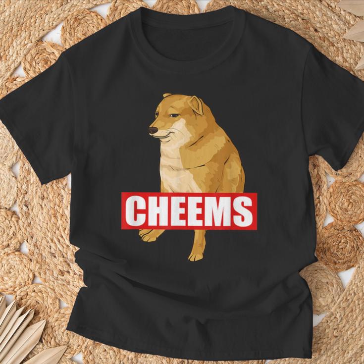 Cheems Dog おもしろ柴犬ダンクミーム Tシャツ 高齢者への贈り物