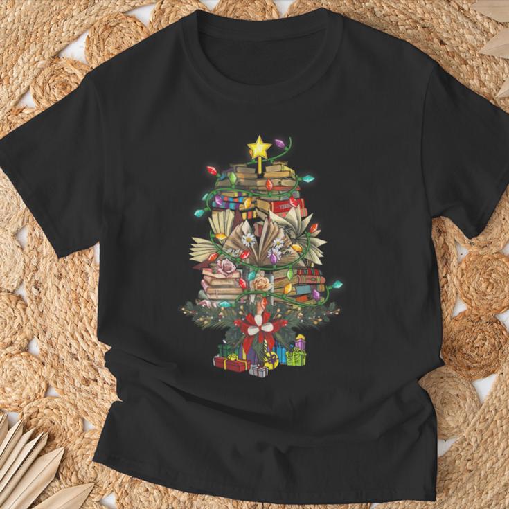 Christmas Tree Library Xmas Lights Tree Book Lover Librarian T-Shirt Gifts for Old Men Christmas Tree Library Xmas Lights Tree Book Lover Librarian T-Shirt Gifts for Old Men