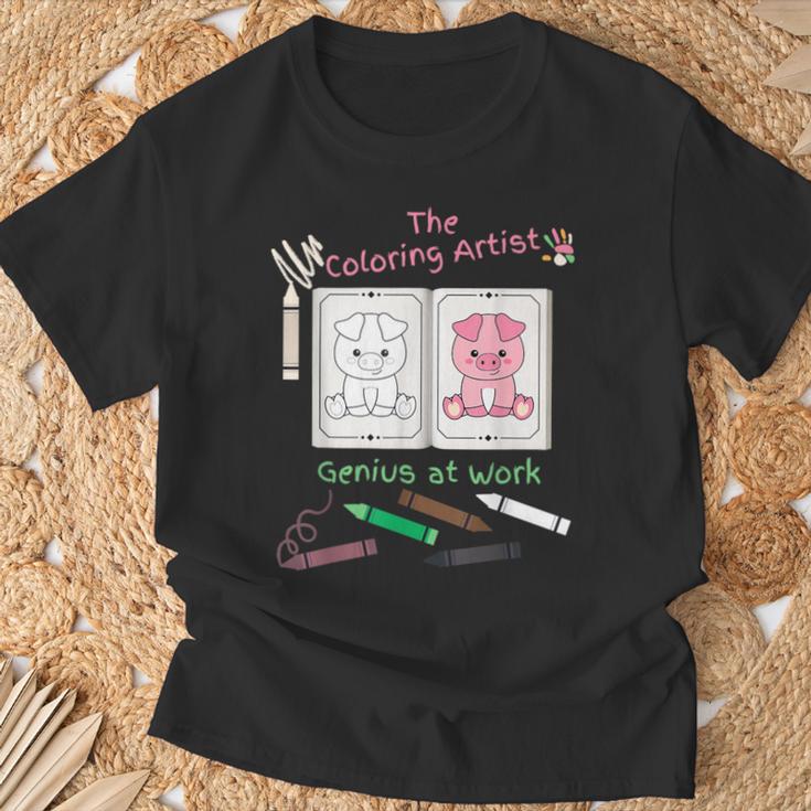 Coloring Book For Kids Ages 3 To 5 Color Inside The Lines T-Shirt Gifts for Old Men