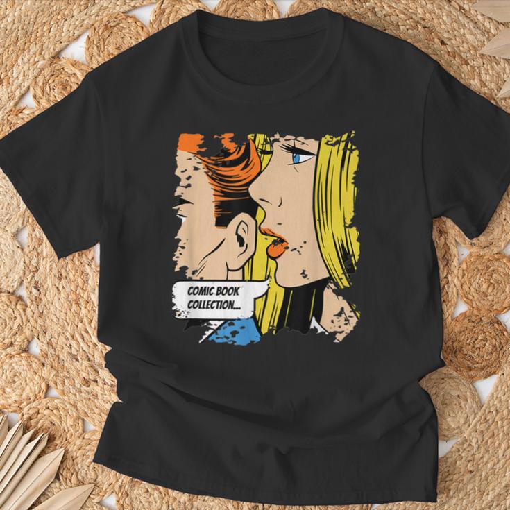 Comic Book Collection Comic Book Collector T-Shirt Gifts for Old Men