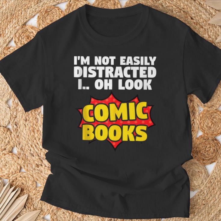 Comic Book Collector Comics Lover Comic Book Collecting T-Shirt Gifts for Old Men