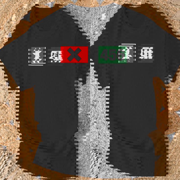 Cool 456 Code Number Illustration Novelty Graphic s Tシャツ 高齢者への贈り物