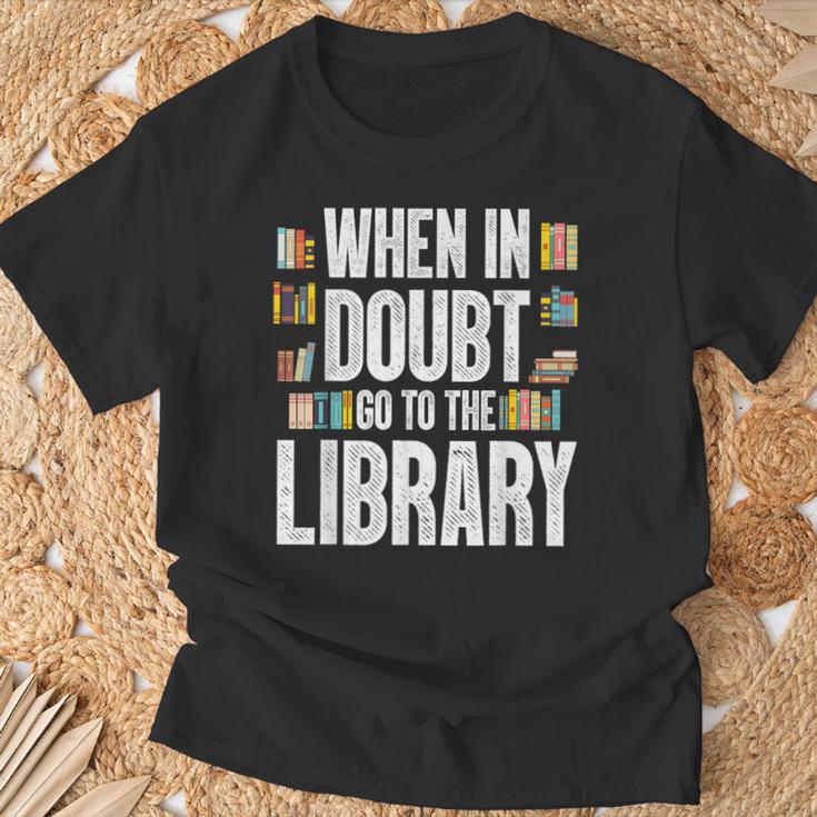 Cool Book Reader Men Women Library Themed Bookworm Librarian T-Shirt Gifts for Old Men