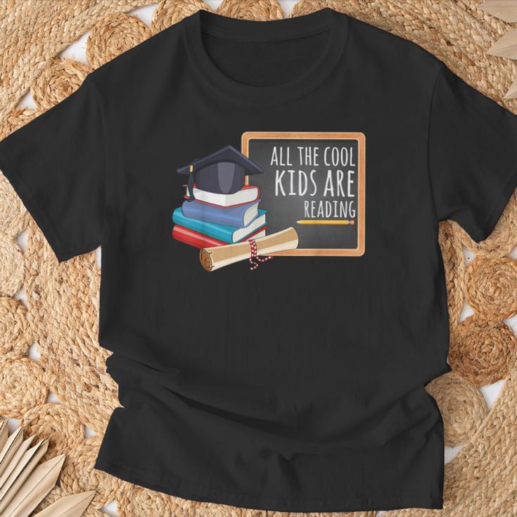 All The Cool Kids Are Reading Book Nerd School Graduation T-Shirt Gifts for Old Men All The Cool Kids Are Reading Book Nerd School Graduation T-Shirt Gifts for Old Men