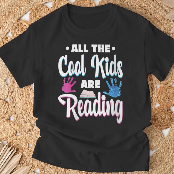 All The Cool Kids Are Reading Book Vintage Retro Sunset T-Shirt Gifts for Old Men All The Cool Kids Are Reading Book Vintage Retro Sunset T-Shirt Gifts for Old Men