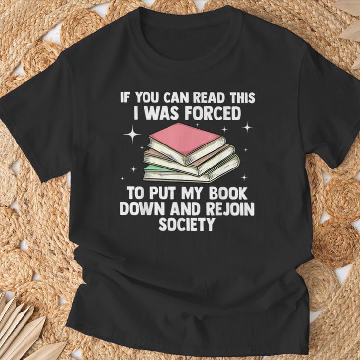 Cool Librarian Art For Men Women Novel Book Nerd Library T-Shirt Gifts for Old Men
