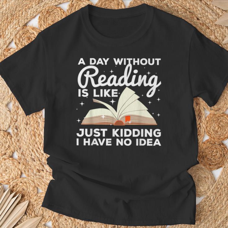 Cool Reading For Men Women Kids Bookworm Teacher Book Reader T-Shirt Gifts for Old Men