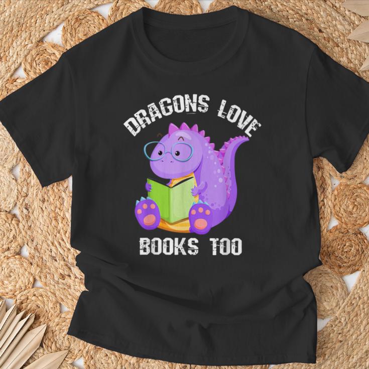 Cure Dragons Love Books Too T-Shirt Gifts for Old Men Cure Dragons Love Books Too T-Shirt Gifts for Old Men