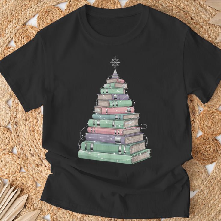 Cute Bookmas Christmas Book Tree Book Lover Teacher T-Shirt Gifts for Old Men Cute Bookmas Christmas Book Tree Book Lover Teacher T-Shirt Gifts for Old Men