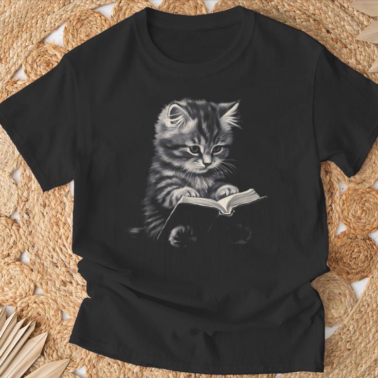 Cute Cat Reading Book Teacher Librarian Cat Lover Book Club Men Women Kids T-Shirt Gifts for Old Men Cute Cat Reading Book Teacher Librarian Cat Lover Book Club Men Women Kids T-Shirt Gifts for Old Men