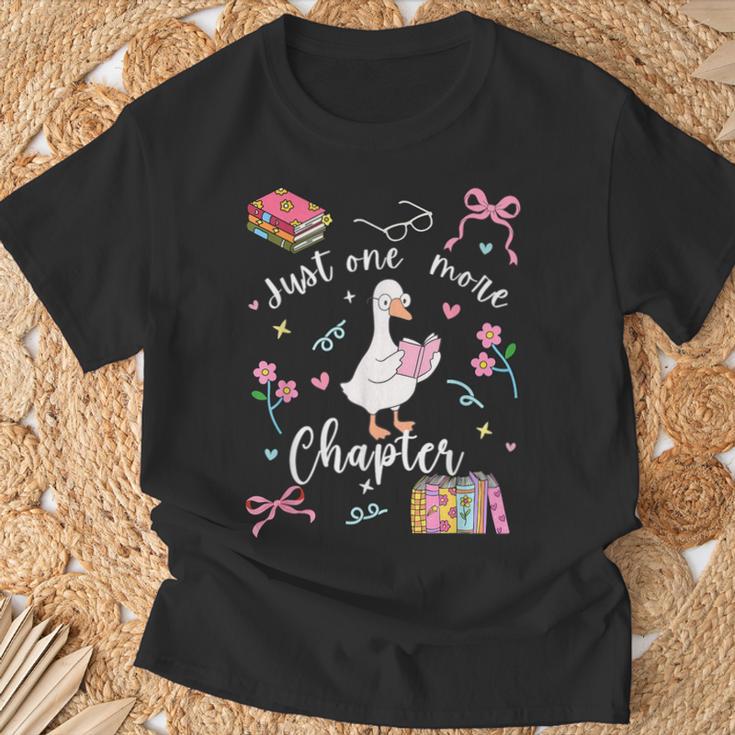Cute Just One More Chapter Silly Goose Book Club T-Shirt Gifts for Old Men Cute Just One More Chapter Silly Goose Book Club T-Shirt Gifts for Old Men