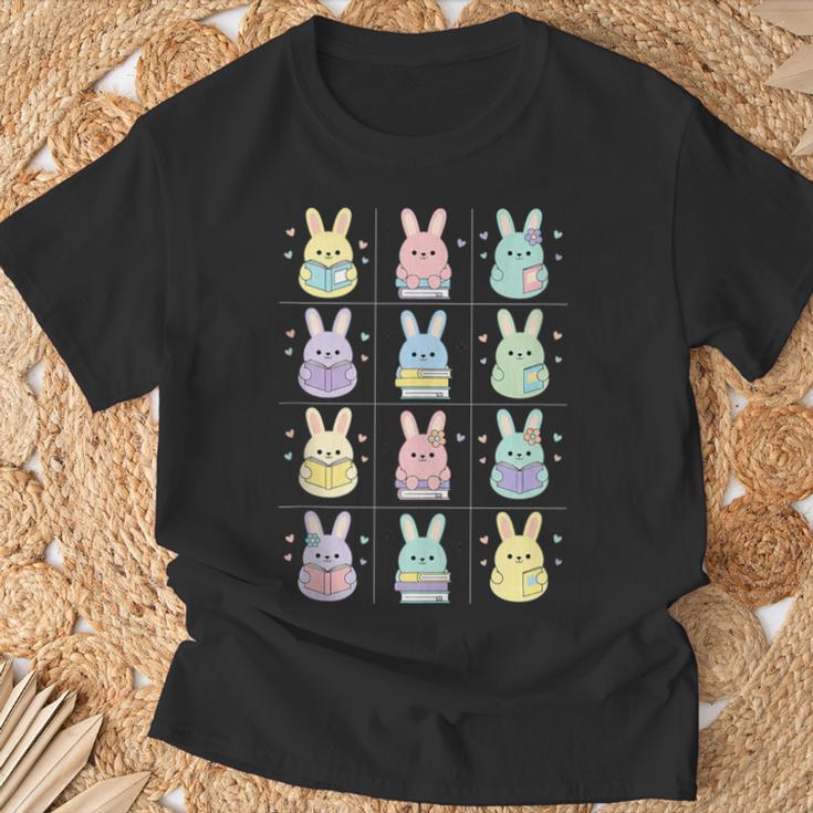 Cute Reading Bunny Book Lover Literary Woodland Animals T-Shirt Gifts for Old Men Cute Reading Bunny Book Lover Literary Woodland Animals T-Shirt Gifts for Old Men