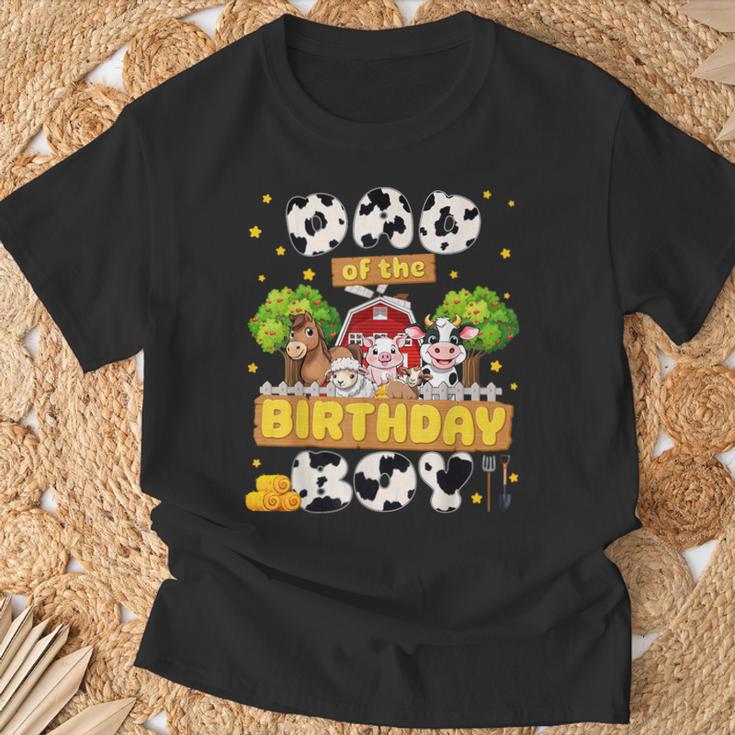 Dad And Mom Of The Birthday Boy Farm Family Matching Party T-Shirt Gifts for Old Men Dad And Mom Of The Birthday Boy Farm Family Matching Party T-Shirt Gifts for Old Men