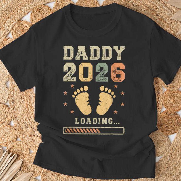 Daddy 2026 Loading Paternità Futuro Papà Maglietta Regalos para ancianos