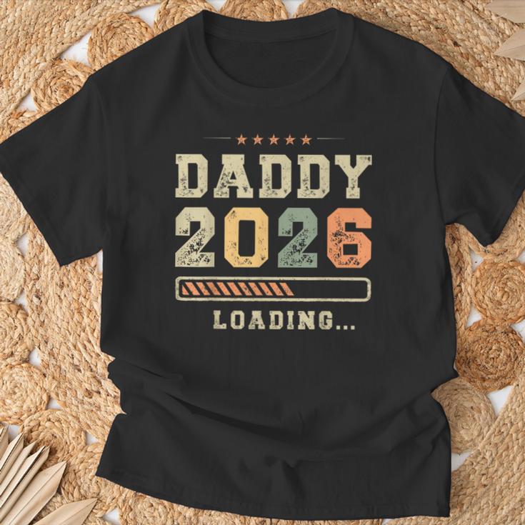 Daddy 2026 Loadingaterschaft Baby-Ankündigung Dad To Be T-Shirt Geschenke für alte Männer