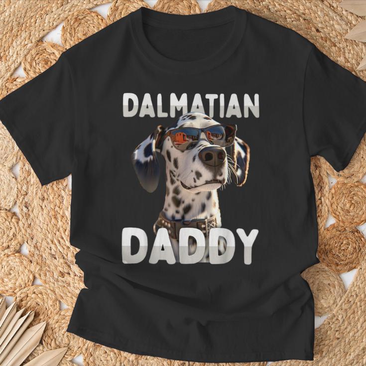 Dalmatian Daddy Cani Papà Festa Del Papà Dad Dalmata Maglietta Regalos para ancianos