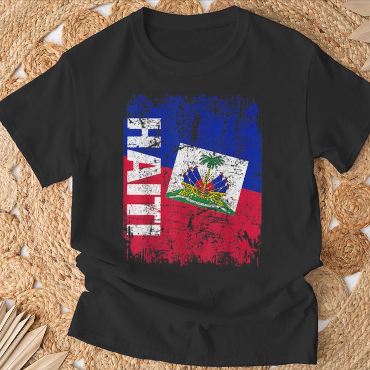 Damen Herren Kinder Haiti T-Shirt Geschenke für alte Männer