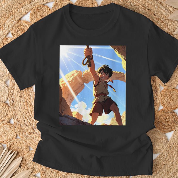David And Goliath Bible Book Samuel King David Anime Manga T-Shirt Gifts for Old Men