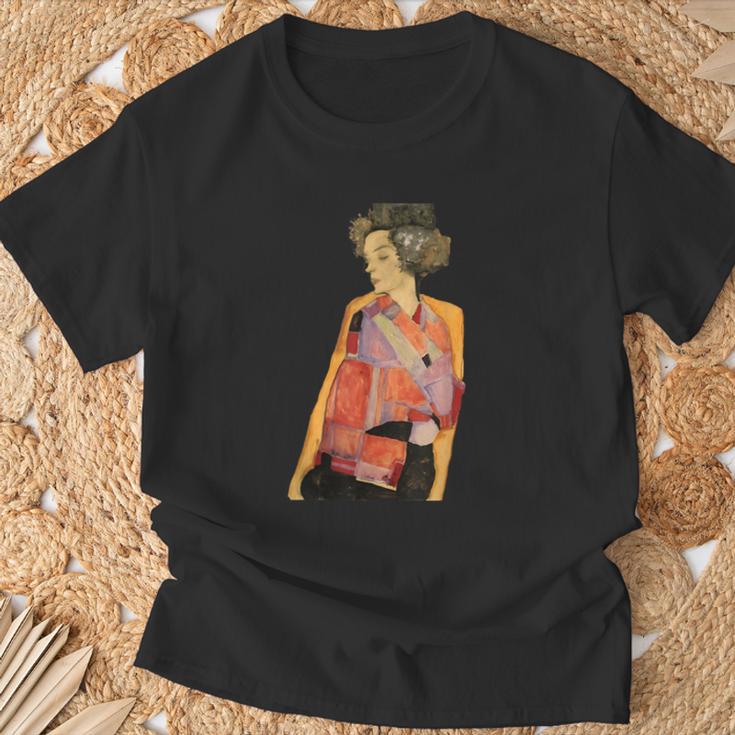 The Daydreamer ゲルティ・シーレ By エゴン・シーレ 1911 Tシャツ 高齢者への贈り物