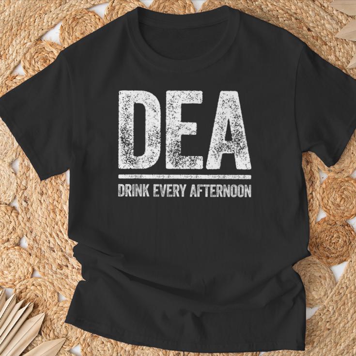 Dea Drink Every Afternoon シャツ 面白い メンズ レディース ドリンク Tシャツ 高齢者への贈り物
