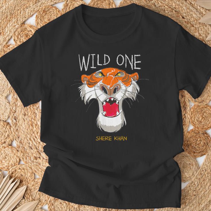 Disney The Jungle Book Shere Khan Wild One Big Face Poster T-Shirt Gifts for Old Men Disney The Jungle Book Shere Khan Wild One Big Face Poster T-Shirt Gifts for Old Men