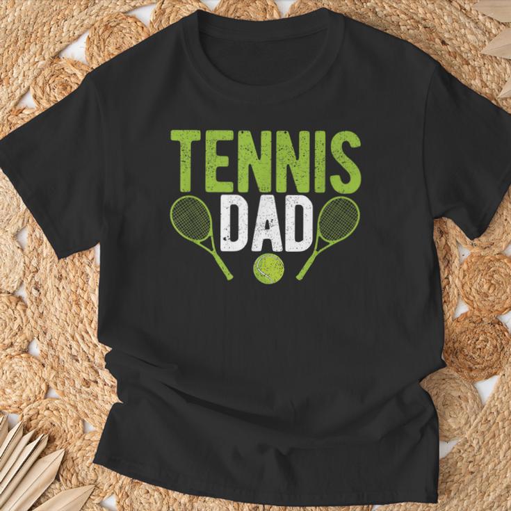 Divertente Papàportivo Giocatore Allenatore Fan Festa Del Papà Tennis Papà Maglietta Regalos para ancianos