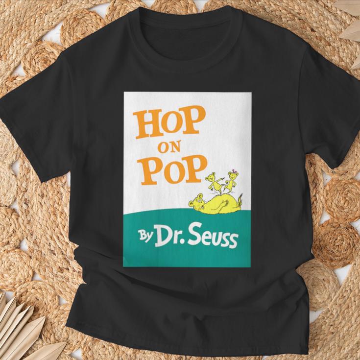 Dr Seuss Hop On Pop Book Cover T-Shirt Gifts for Old Men