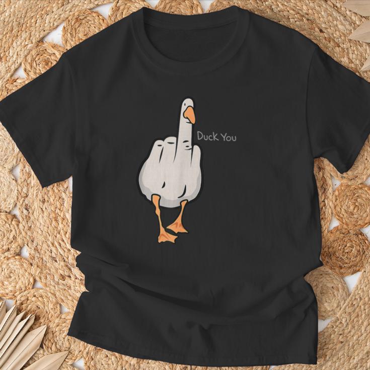 Duck You Gander Camiseta unisex Regalos para ancianos