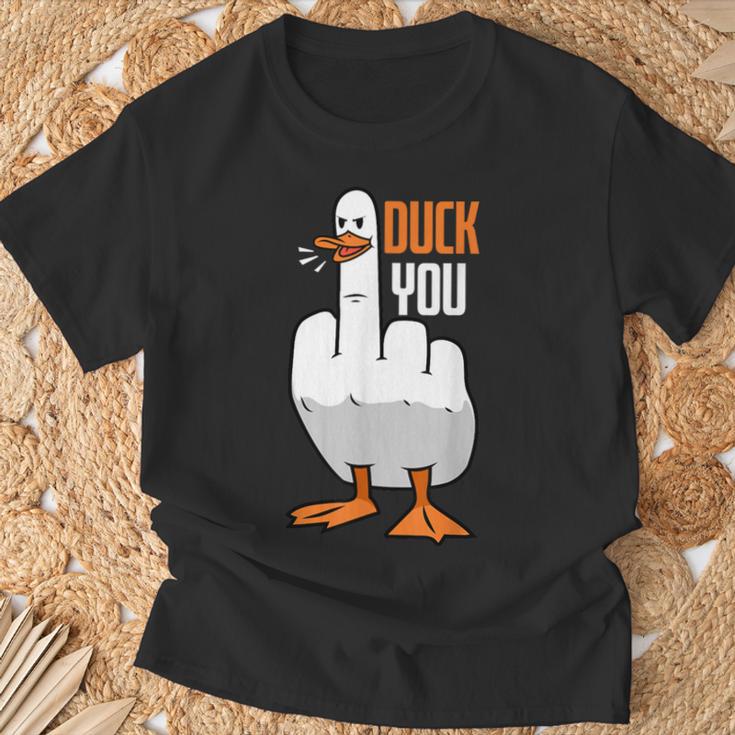 Duck You Duck Tシャツ 高齢者への贈り物