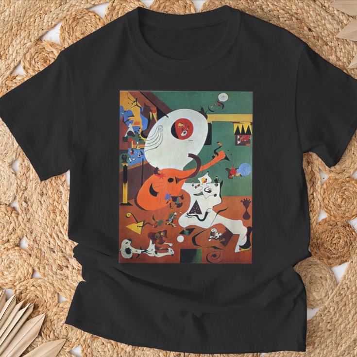 Dutch Interior I 1928 ジョアン・ミロ アートtシャツ Tシャツ 高齢者への贈り物