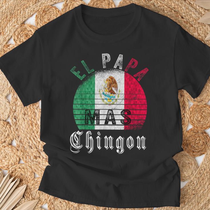 El Papa Mas Chingon Regalo Divertente Per La Festa Del Papà Messicano Maglietta Regalos para ancianos
