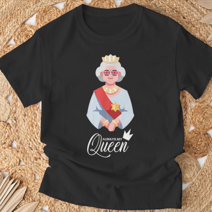 Elizabethunglasses De Manga Corta Británica Camiseta unisex Regalos para ancianos