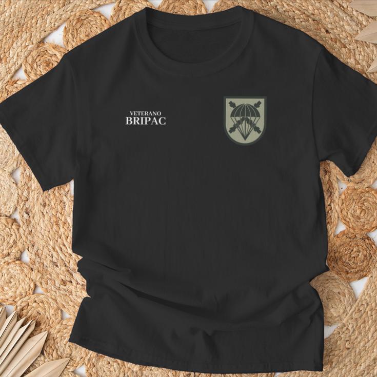 Emblema Bripaceterano Ejército Español Paracaidista Manga Larga Camiseta unisex Regalos para ancianos