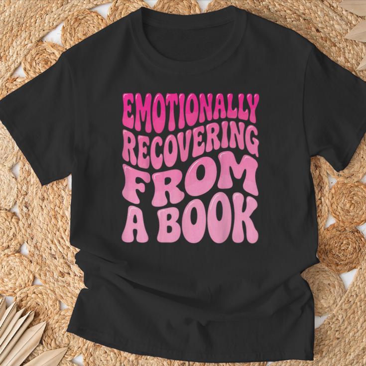 Emotionally Recovering From A Book T-Shirt Gifts for Old Men