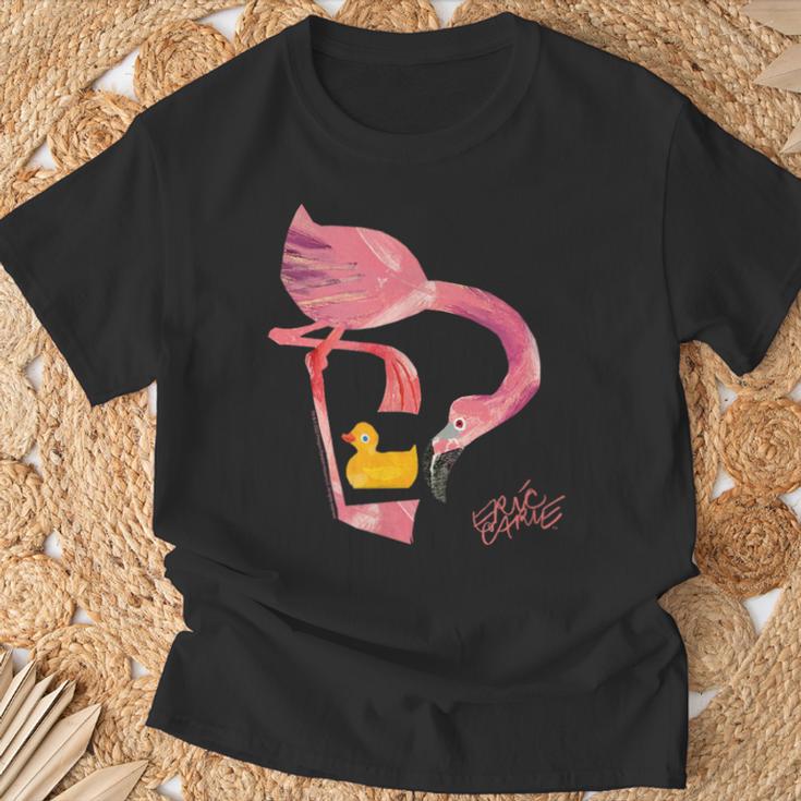 Eric Carle 10 Little Rubber Ducks Flamingo Children's Book T-Shirt Gifts for Old Men