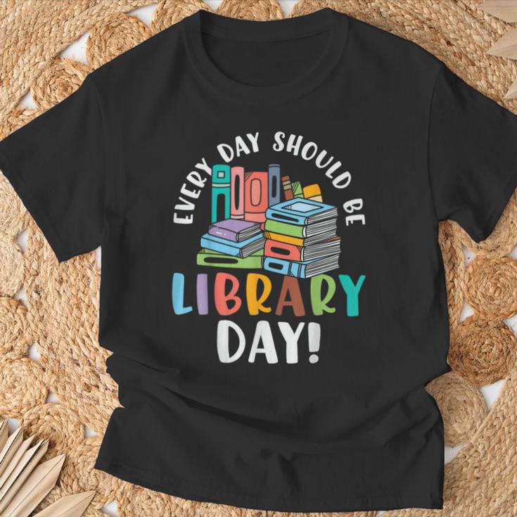 Every Day Should Be Book Reading T-Shirt Gifts for Old Men