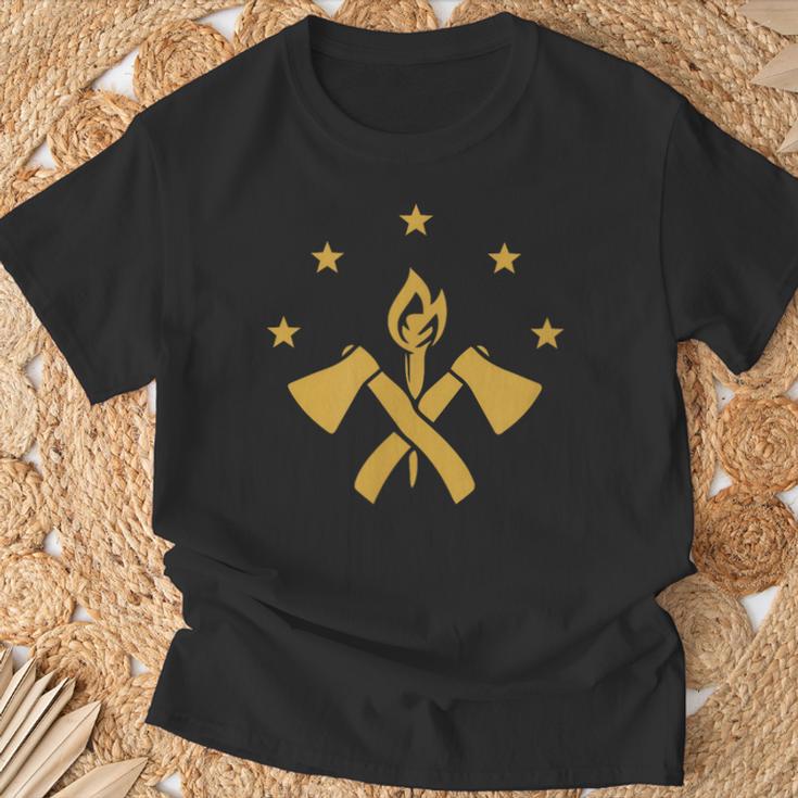 Fba マルーンフラッグ ファンデーション ブラック アメリカン Tシャツ 高齢者への贈り物