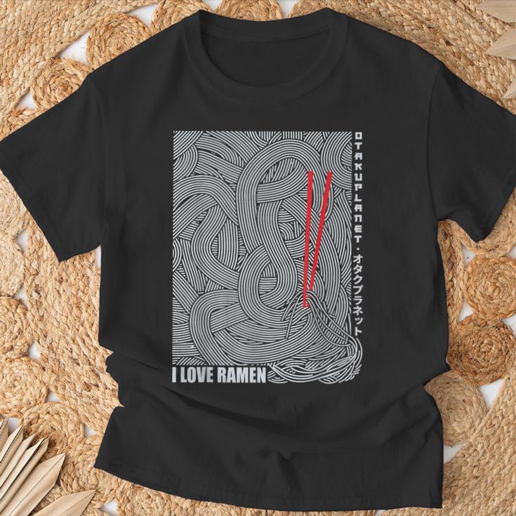 Fideos Ramen Japoneses En Harajuku Estética Retroaporwave Camiseta unisex Regalos para ancianos
