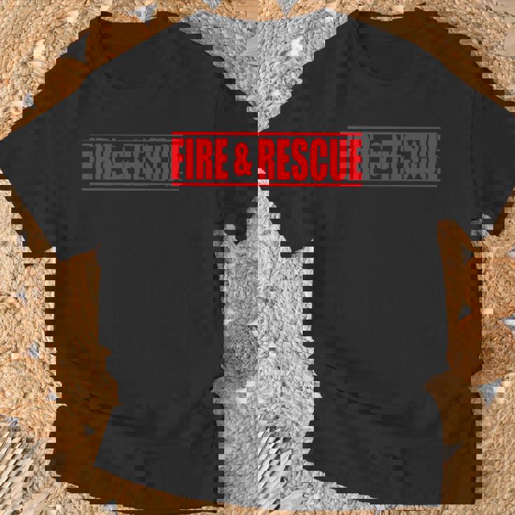 Fire And Rescue 消防士 コスチューム ユニフォーム Tシャツ 高齢者への贈り物
