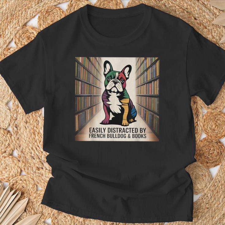 French Bulldog Dog Books Nerds Book Readers French Bulldog T-Shirt Gifts for Old Men French Bulldog Dog Books Nerds Book Readers French Bulldog T-Shirt Gifts for Old Men