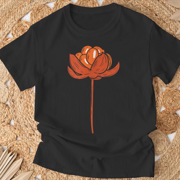 Fruta Escandinava Exótica Cloudberry Camiseta unisex Regalos para ancianos
