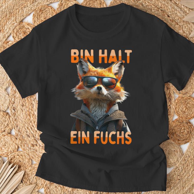 Fuchspruch Bin Halt Ein Fuchs Fuchsliebhaberchlau Füchse T-Shirt Geschenke für alte Männer