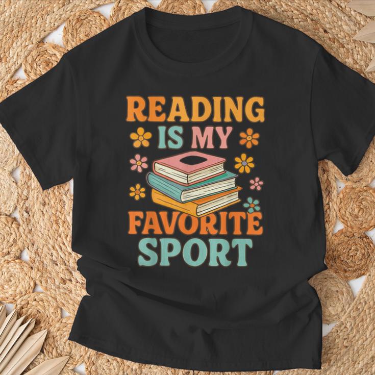 Fun Reading Is My Favorite Sport Book Lover T-Shirt Gifts for Old Men Fun Reading Is My Favorite Sport Book Lover T-Shirt Gifts for Old Men