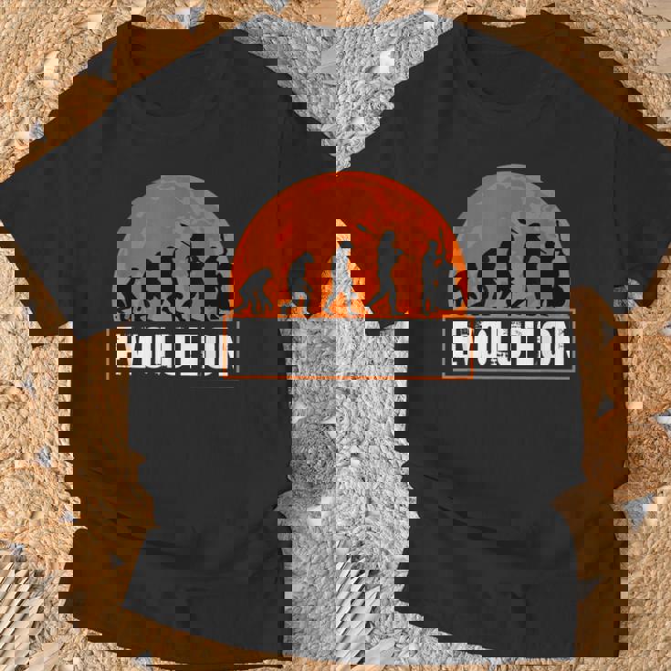 Human コントラバス・エボリューション コントラバス・エボリューション Tシャツ 高齢者への贈り物