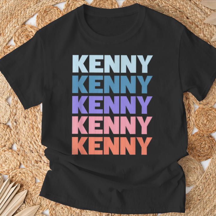 Modern Repeated Text Kenny Tシャツ 高齢者への贈り物