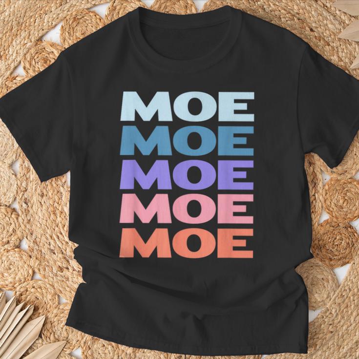 Modern Repeated Text Moe Tシャツ 高齢者への贈り物
