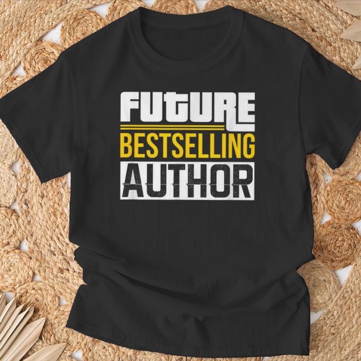 Future Bestselling Author Book Club Writer Books T-Shirt Gifts for Old Men